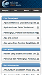 Mobile Screenshot of hakikatislam.com